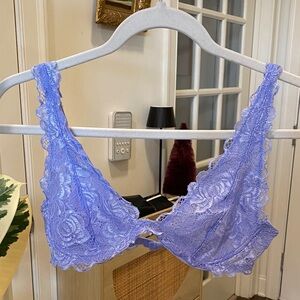 Sam Edelman Lace Bralette in Periwinkle